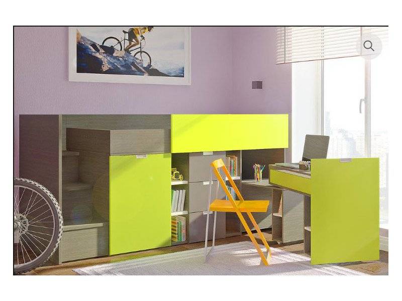кровать-чердак низкий ники-02 в Архангельске