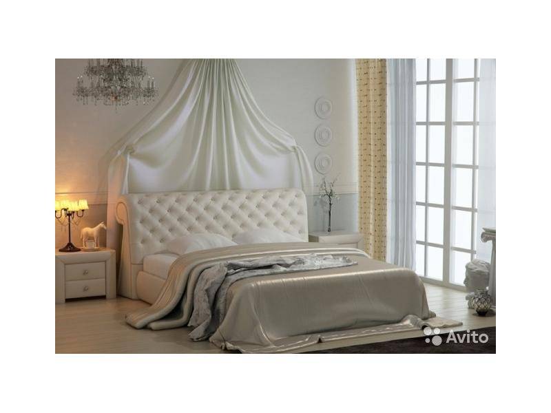 белая кровать letto 11 в Архангельске