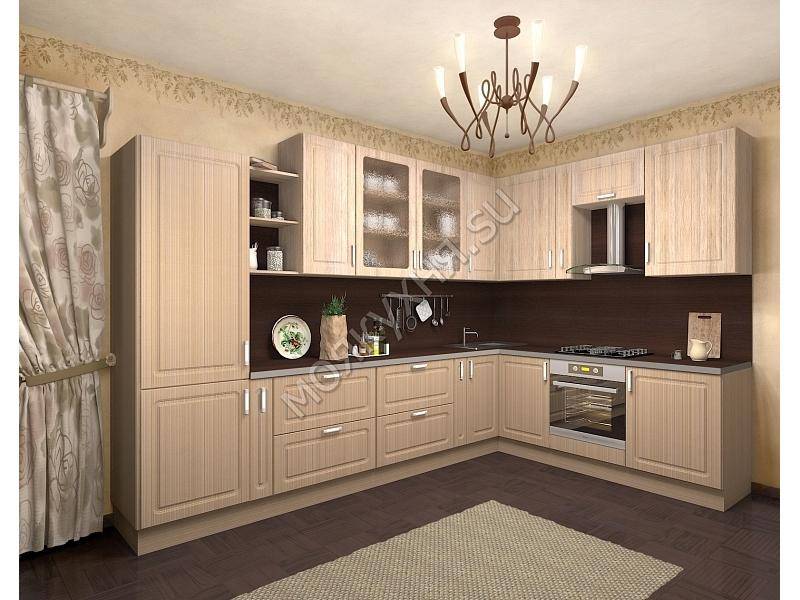 классическая угловая кухня в Архангельске