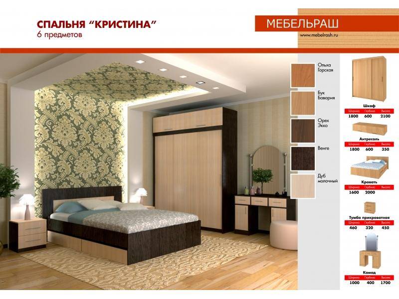спальный гарнитур кристина в Архангельске