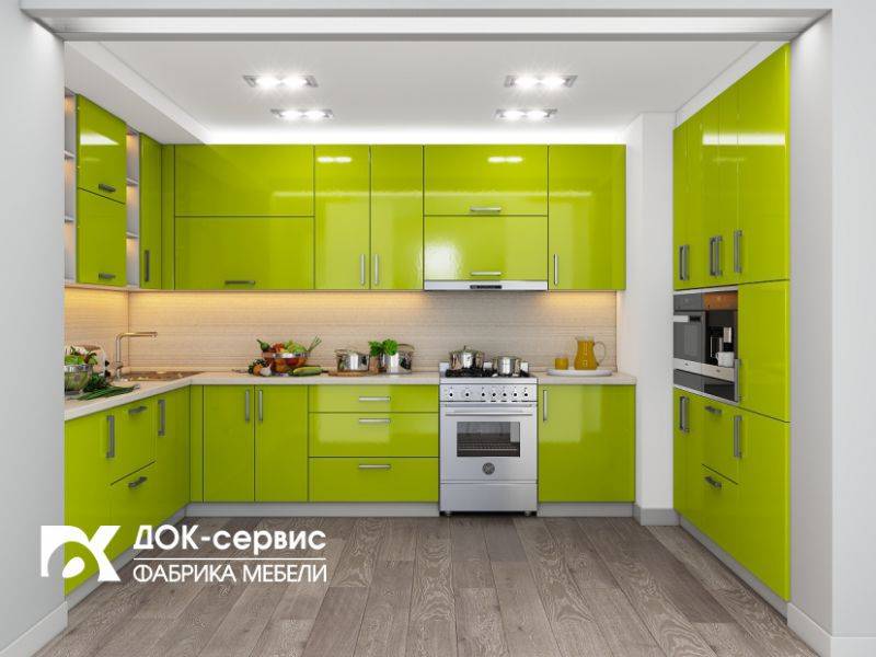 угловая п-образная кухня в Архангельске