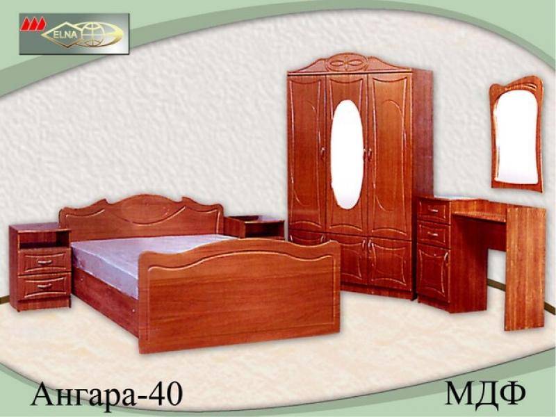 спальный гарнитур ангара 40 (мдф) в Архангельске