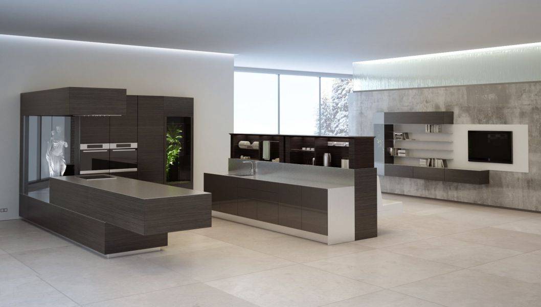 современная кухня loft в Архангельске