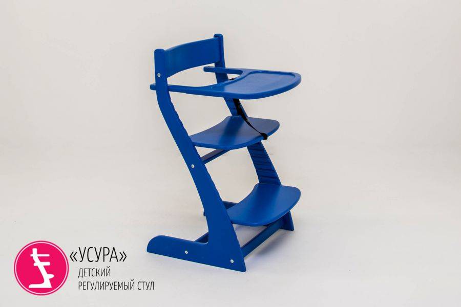 детский растущий регулируемый стул усура синий в Архангельске