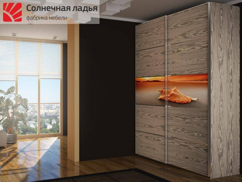 шкаф - купе для гостиной 2 в Архангельске