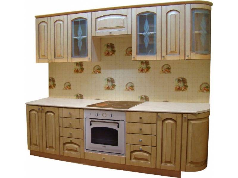 кухня прямая патина беленый дуб в Архангельске