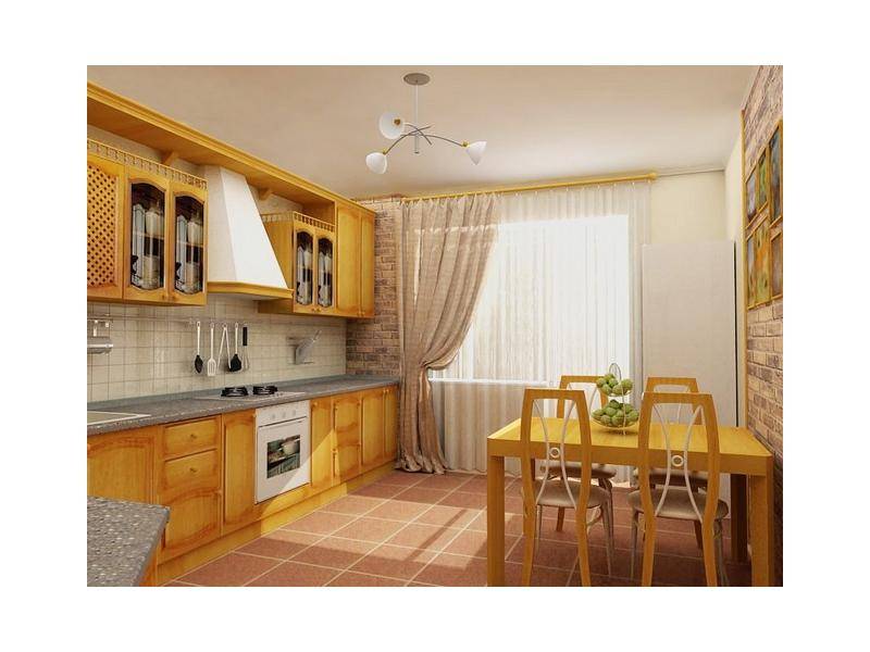 кухня из массива дерева в Архангельске