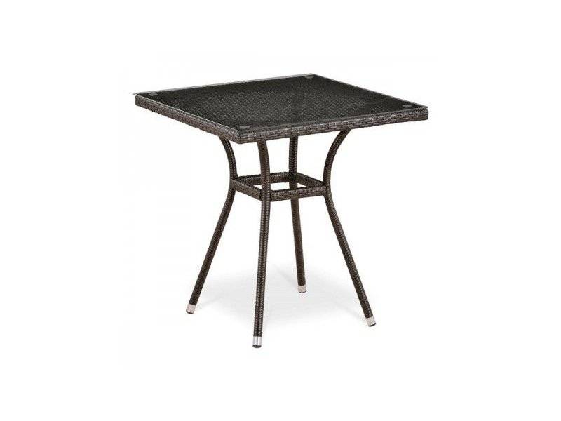 стол из ротанга t282bnt-w51-70x70 brown в Архангельске