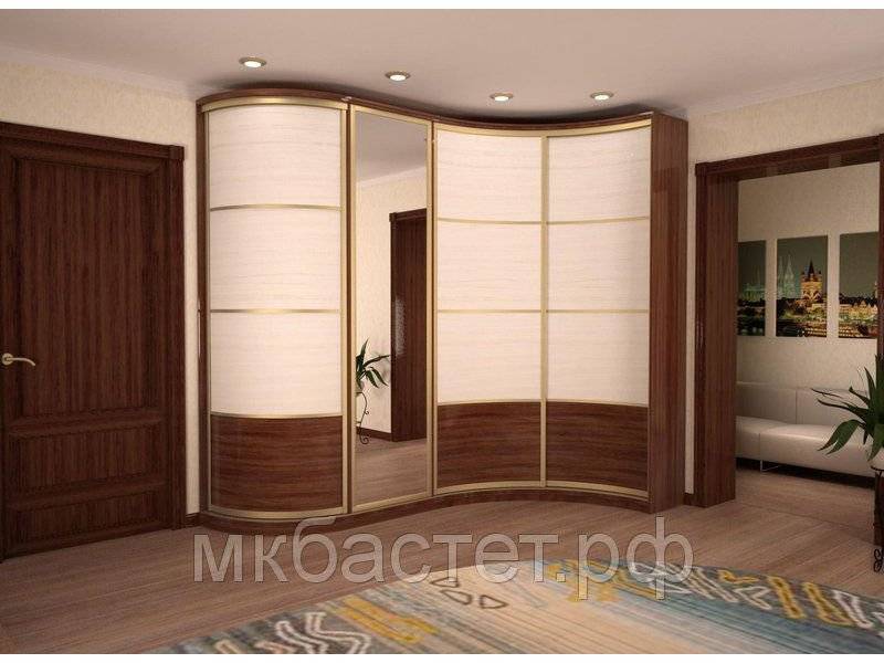 радиусный шкаф-купе р-4 в Архангельске