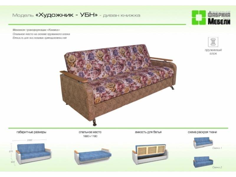 прямой диван художник убн в Архангельске