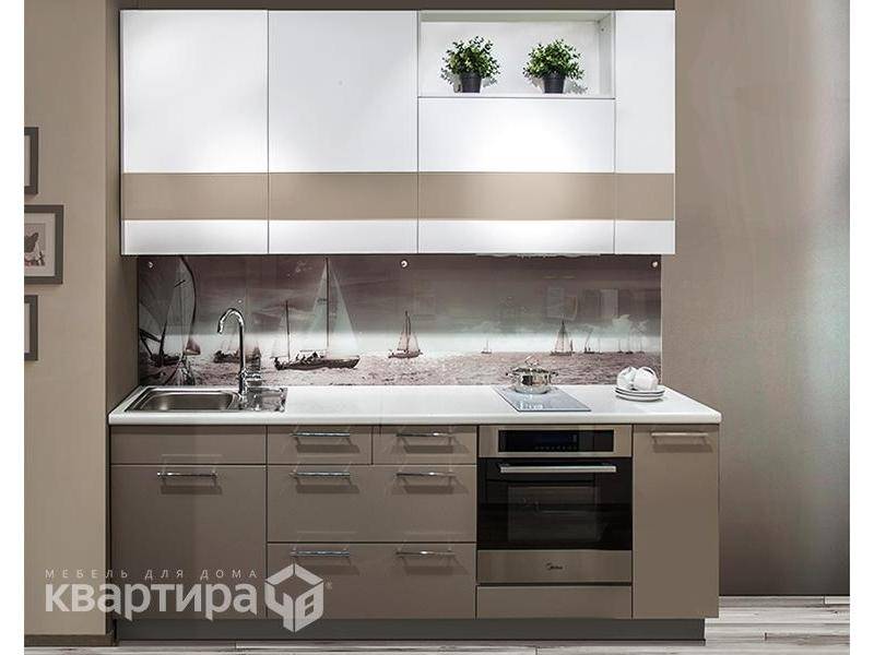 кухонный гарнитур прямой виола 2 в Архангельске