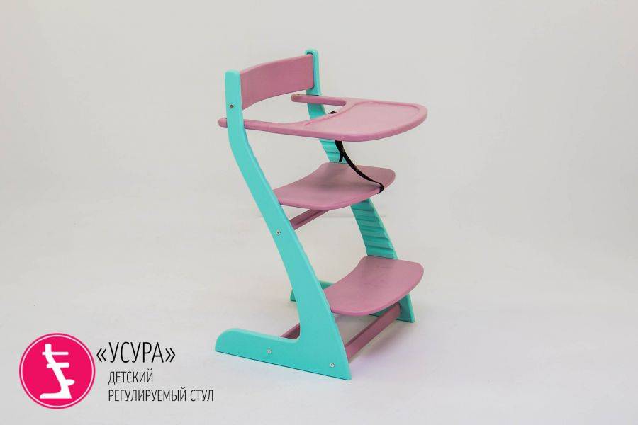 детский растущий регулируемый стул усура мятный-лаванда в Архангельске