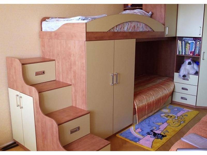 мебель для детской с двухъярусной кроватью в Архангельске
