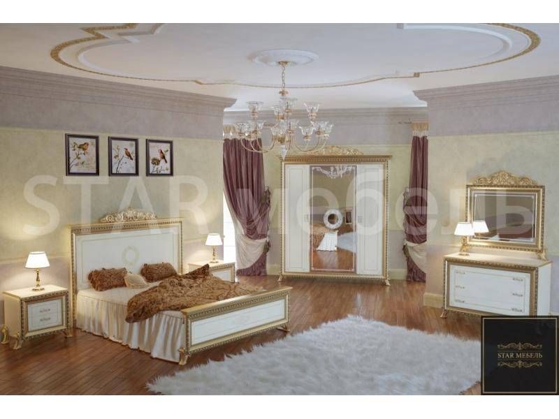 спальня luxe слоновая кость 22 в Архангельске