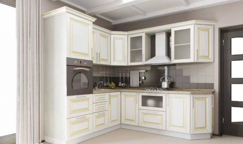 угловая кухня классика из мдф в Архангельске
