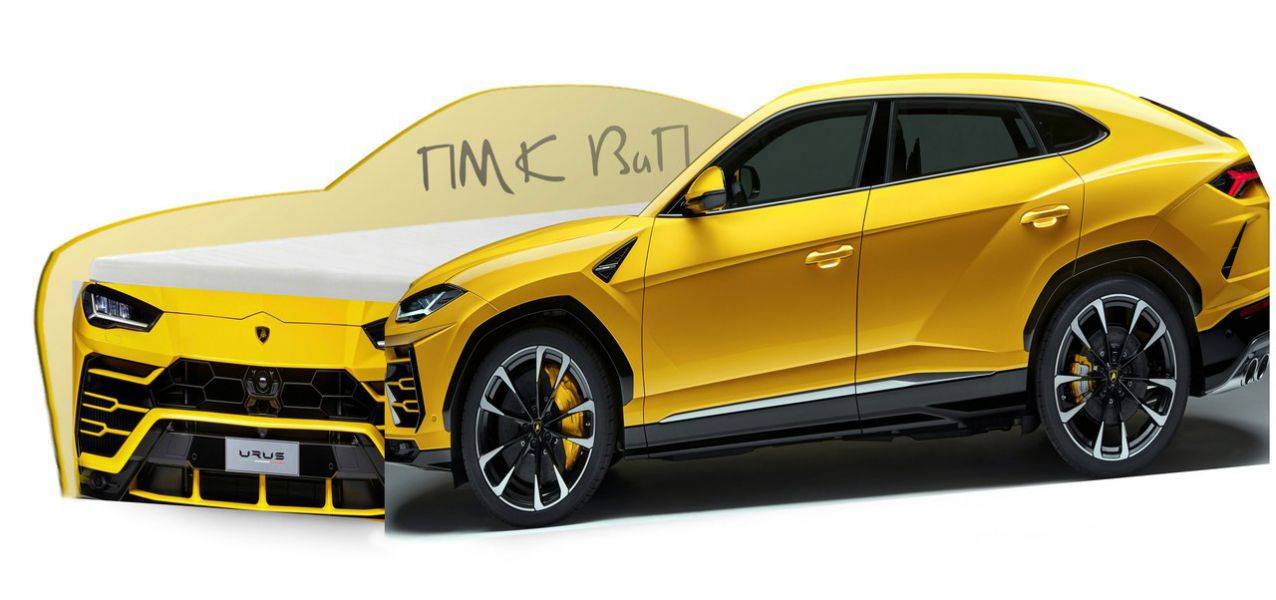 кровать-машинка lamborghini urus в Архангельске