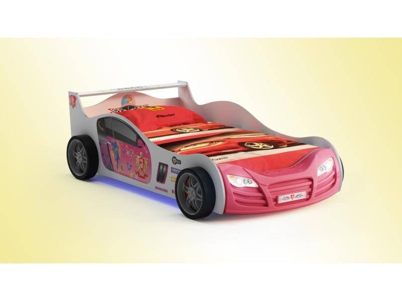 кровать машина r800 mini pinky line в Архангельске