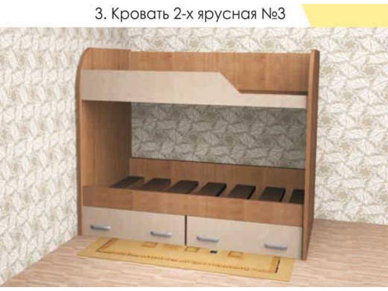 кровать двухъярусная 3 в Архангельске