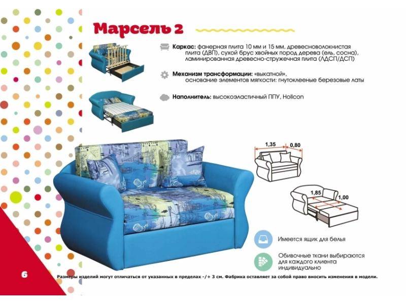 детский диван марсель 2 в Архангельске