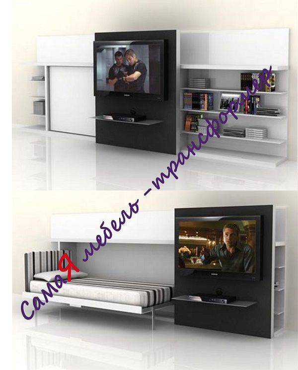 откидная односпальная кровать с tv в Архангельске