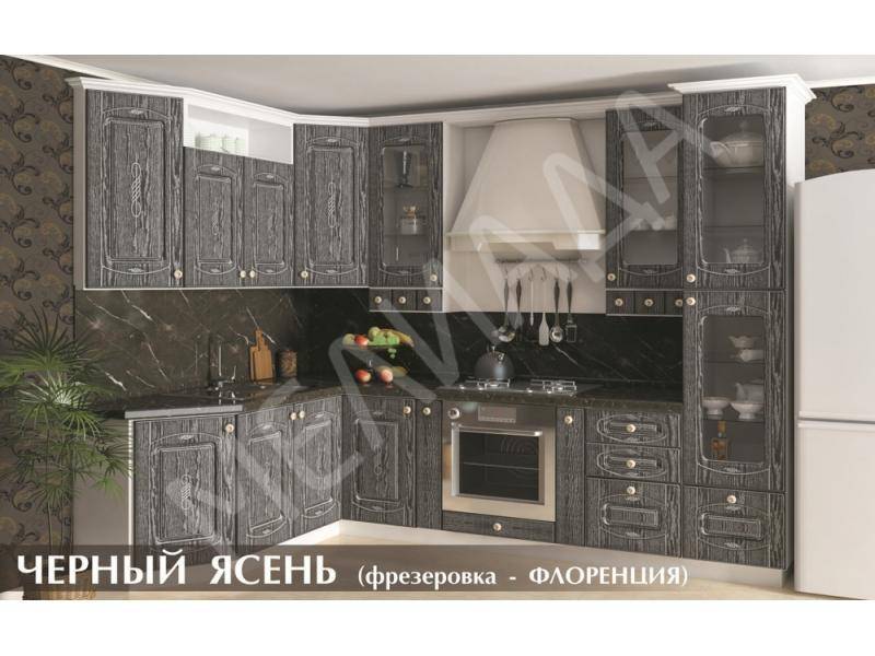 кухня чёрный ясень в Архангельске