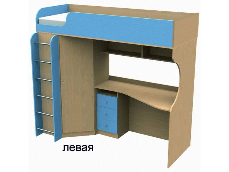 кровать двухъярусная со столом в Архангельске