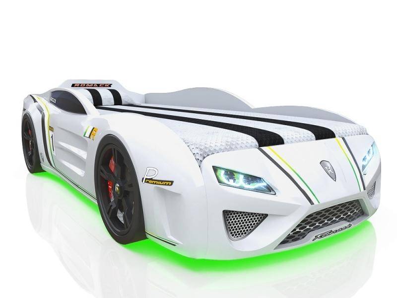 кровать-машина sportline белая в Архангельске