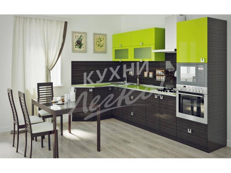 простая угловая кухня в Архангельске