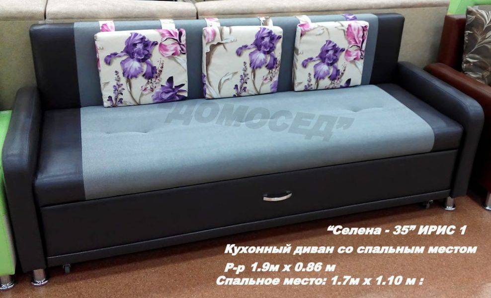 кухонный диван со спальным местом селена - 35 ирис 1 в Архангельске