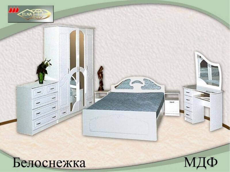 спальня белоснежка (мдф) в Архангельске