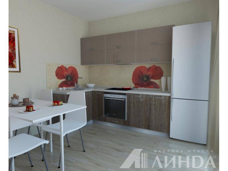 кухня джаз высокоглянцевое покрытие в Архангельске