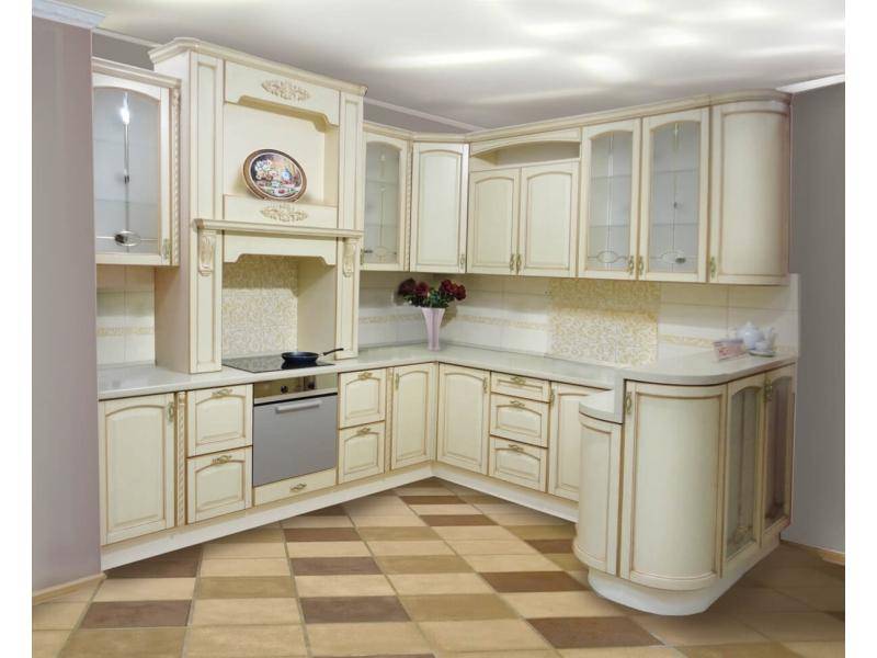 п-образная мебель для кухни альбертина в Архангельске