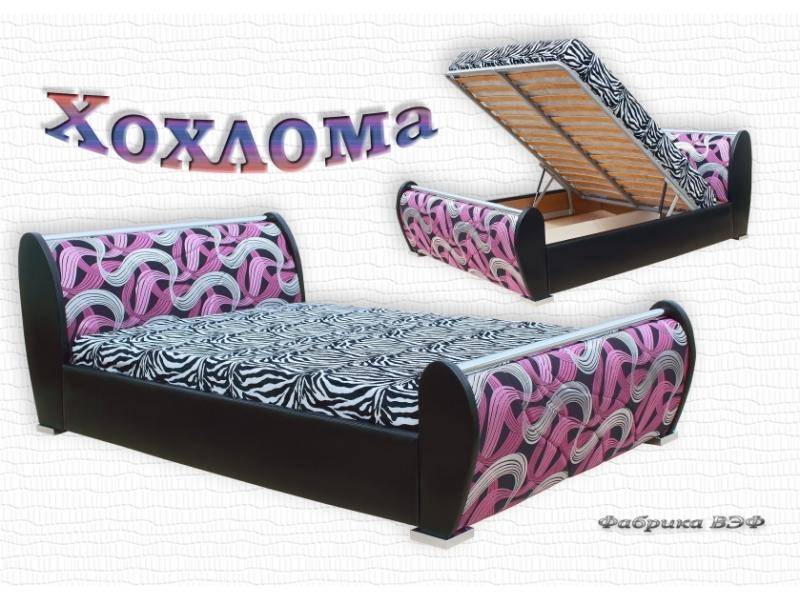 кровать с подъемным механизмом хохлома в Архангельске