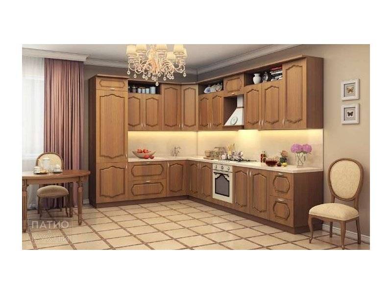 кухня классика octavia угловая (коричневая) арт. 120 в Архангельске