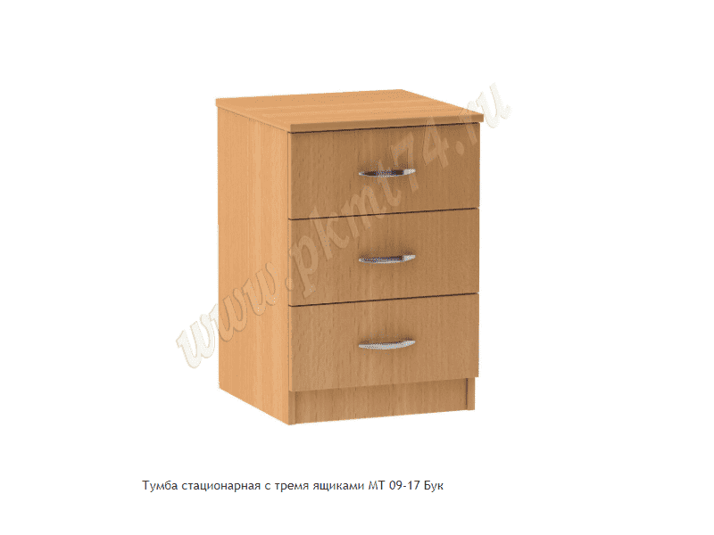 тумба стационарная с тремя ящиками в Архангельске