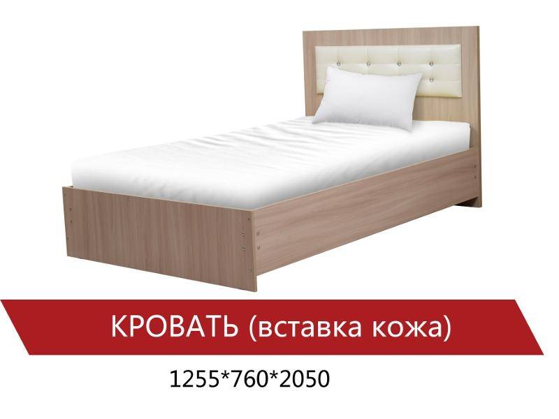 кровать со вставкой из кожи в Архангельске
