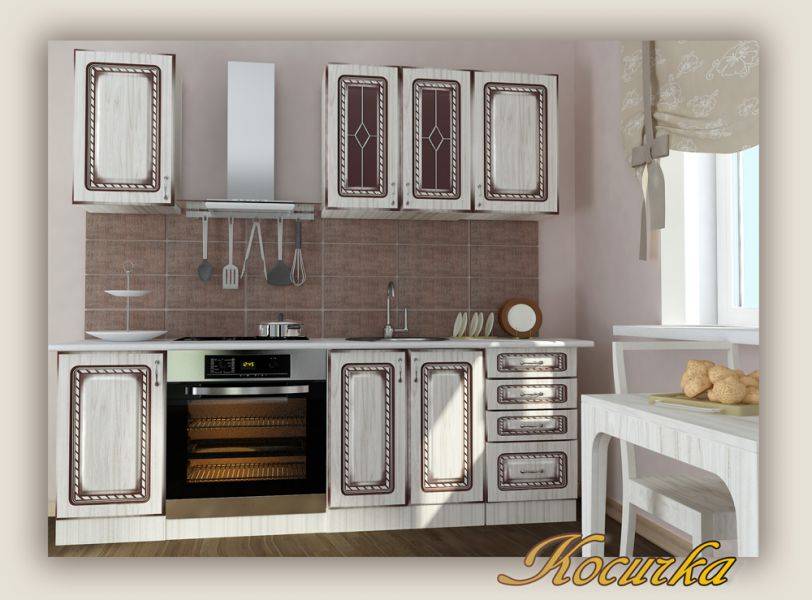 прямая кухня косичка в Архангельске