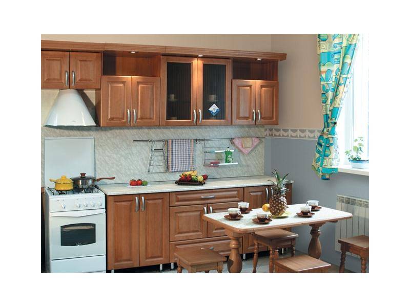 коричневая кухня квадро в Архангельске
