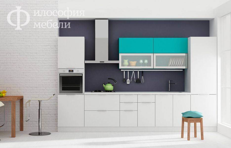 прямая кухня №30 в Архангельске
