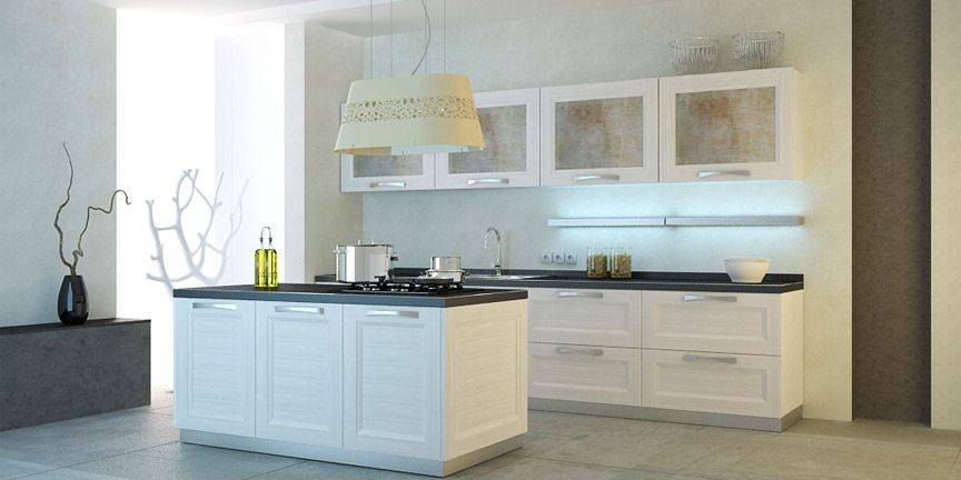 кухня moderno beverly белая в Архангельске