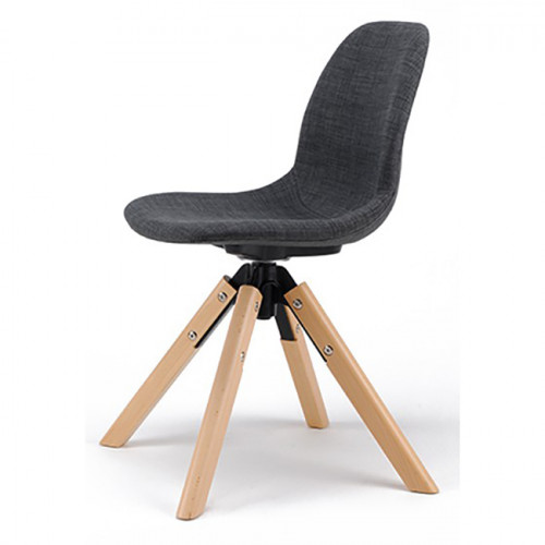 стул tapizado patchwork (eames style) черный в Архангельске