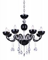 подвесная люстра crystal lux luccila sp8 черная в Архангельске
