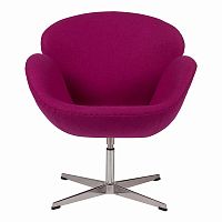 кресло swan chair лиловое в Архангельске
