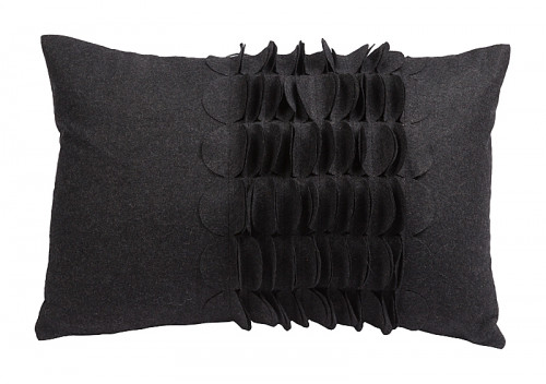 подушка с объемным узором giselle dark gray в Архангельске