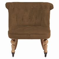 кресло amelie french country chair коричневое в Архангельске