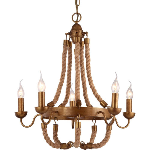 подвесная люстра arte lamp amaca a8957lm-5bz в Архангельске