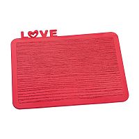 разделочная доска happy board love, красная в Архангельске