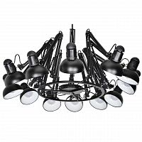 подвесная люстра kink light морено 07558-12 черная в Архангельске