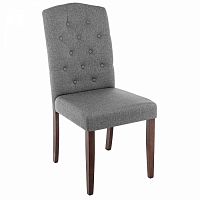 стул деревянный dark walnut / fabric grey в Архангельске