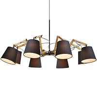 подвесная люстра arte lamp pinoccio a5700lm-8bk в Архангельске